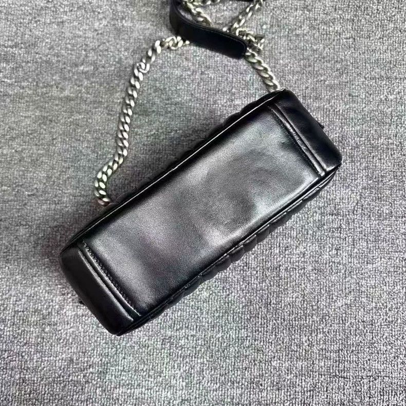 Prada Prada Classic Black Silver Camera Shoulder Bag Size ONE SIZE - 3 Thumbnail