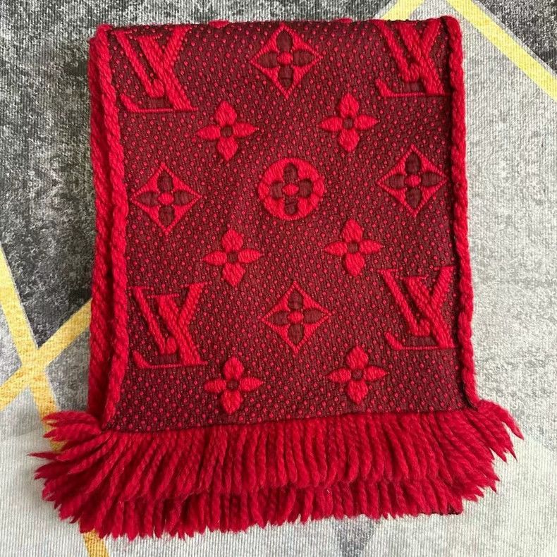 Louis Vuitton Louis Vuitton Reversible Wool Scarf Unisex Size ONE SIZE - 2 Thumbnail