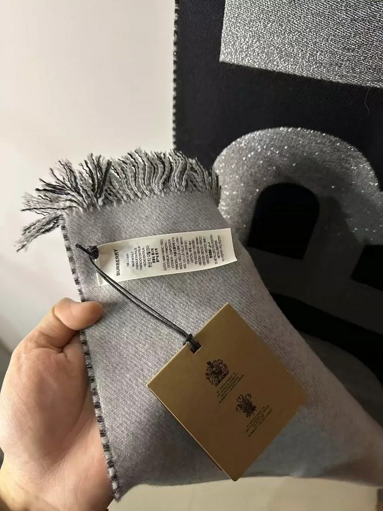 Burberry Burberry Scarf with Shiny Letters, Brand New Size ONE SIZE - 3 Thumbnail