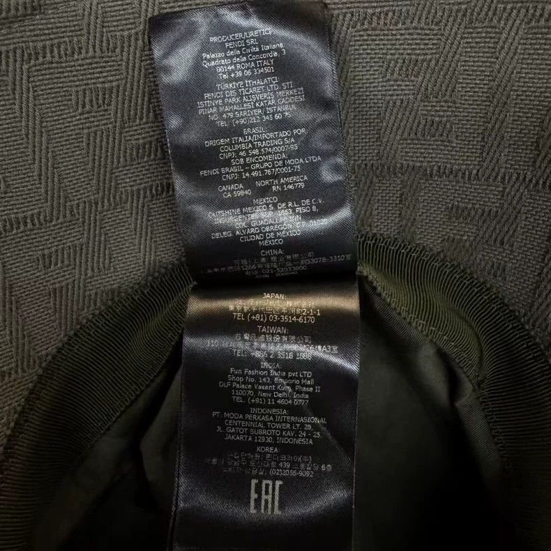 Fendi Fendi Monogram Double F Bucket Hat Size ONE SIZE - 5 Thumbnail