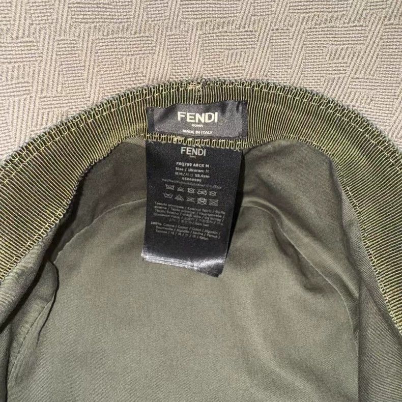 Fendi Fendi Monogram Double F Bucket Hat Size ONE SIZE - 4 Thumbnail