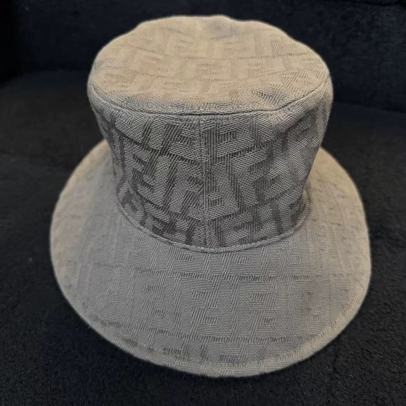 Fendi Fendi Monogram Double F Bucket Hat Size ONE SIZE - 2 Thumbnail