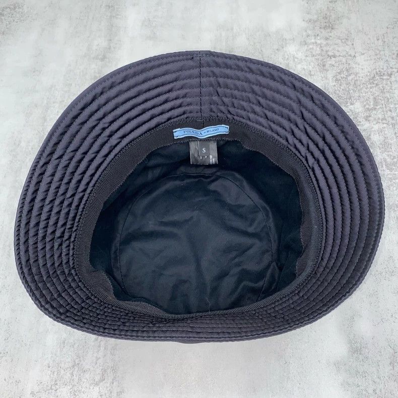 Prada Prada Black Bucket Hat Size S Size ONE SIZE - 5 Thumbnail