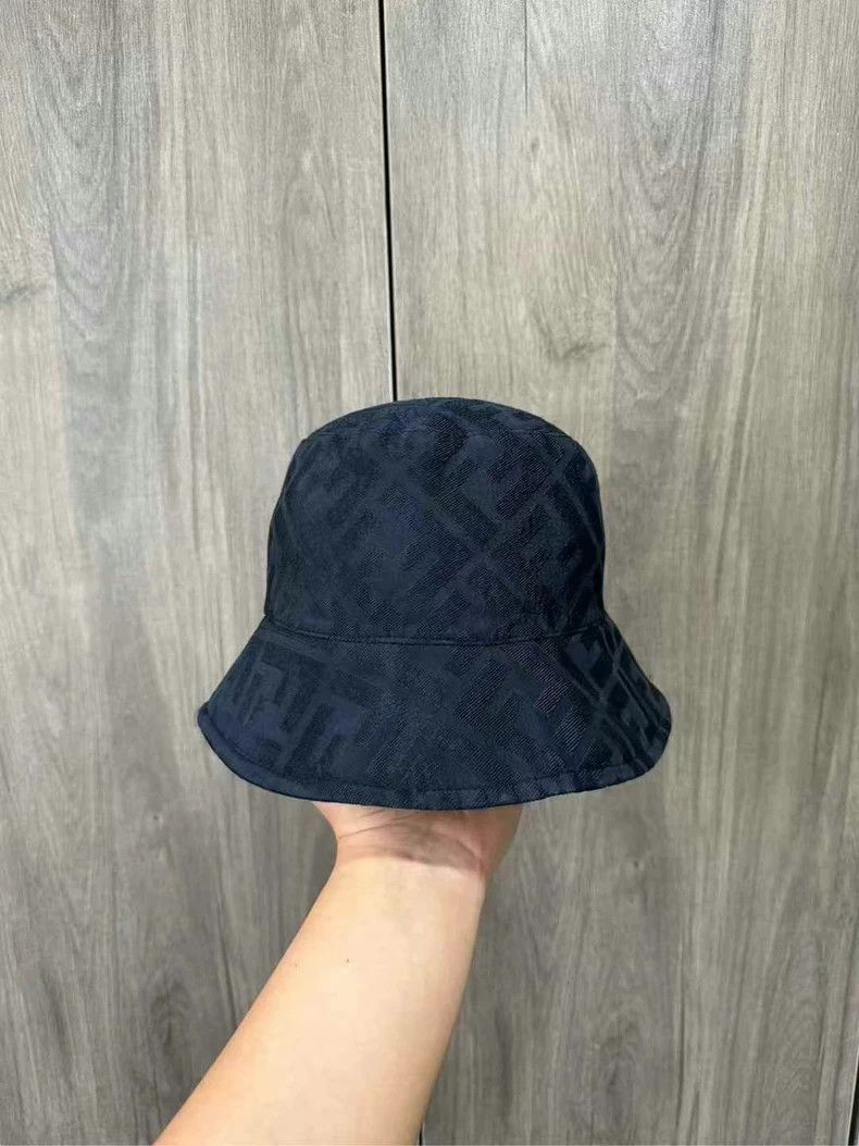 Fendi Fendi Black Monogram Fisherman Hat Size ONE SIZE - 2 Thumbnail