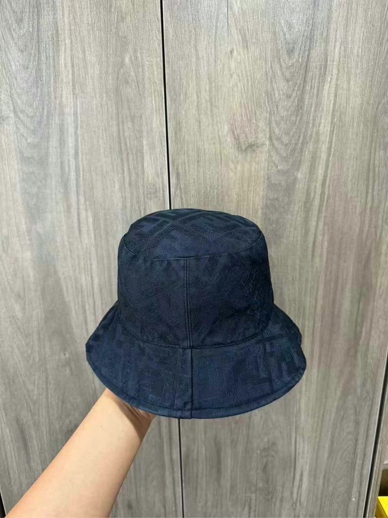 Fendi Fendi Black Monogram Fisherman Hat Size ONE SIZE - 3 Thumbnail