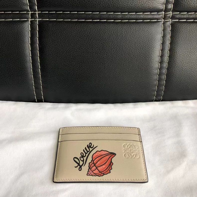 Loewe LOEWE Shell Pattern Double-Sided Card Holder Size ONE SIZE - 2 Thumbnail