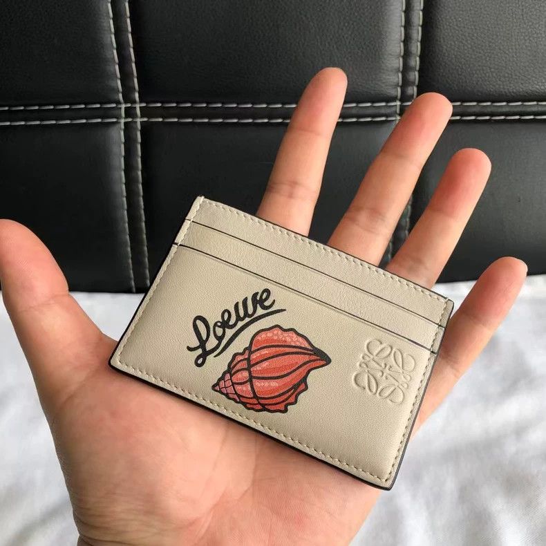 Loewe LOEWE Shell Pattern Double-Sided Card Holder Size ONE SIZE - 6 Thumbnail