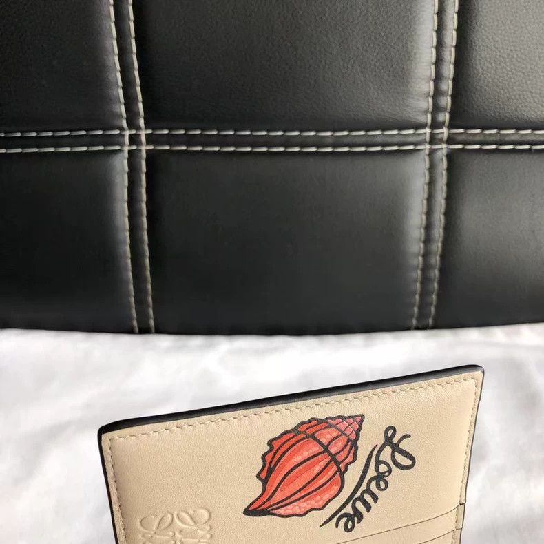 Loewe LOEWE Shell Pattern Double-Sided Card Holder Size ONE SIZE - 5 Thumbnail