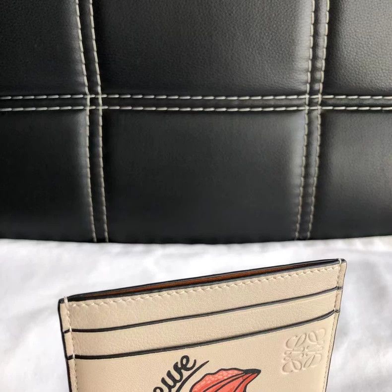 Loewe LOEWE Shell Pattern Double-Sided Card Holder Size ONE SIZE - 4 Thumbnail