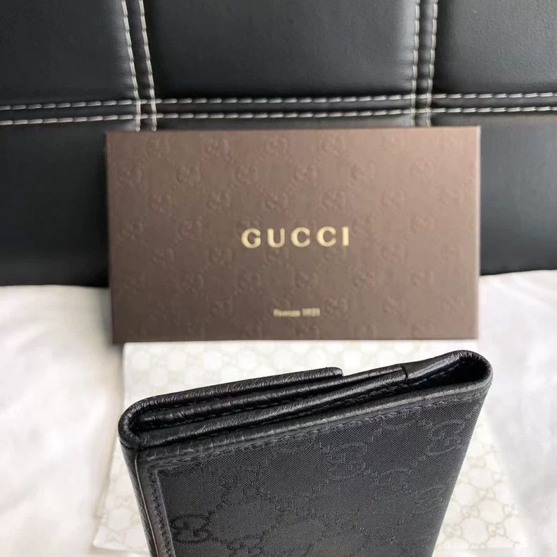 Gucci GUCCI Long Folding Wallet with Lobster Clasp Size ONE SIZE - 4 Thumbnail