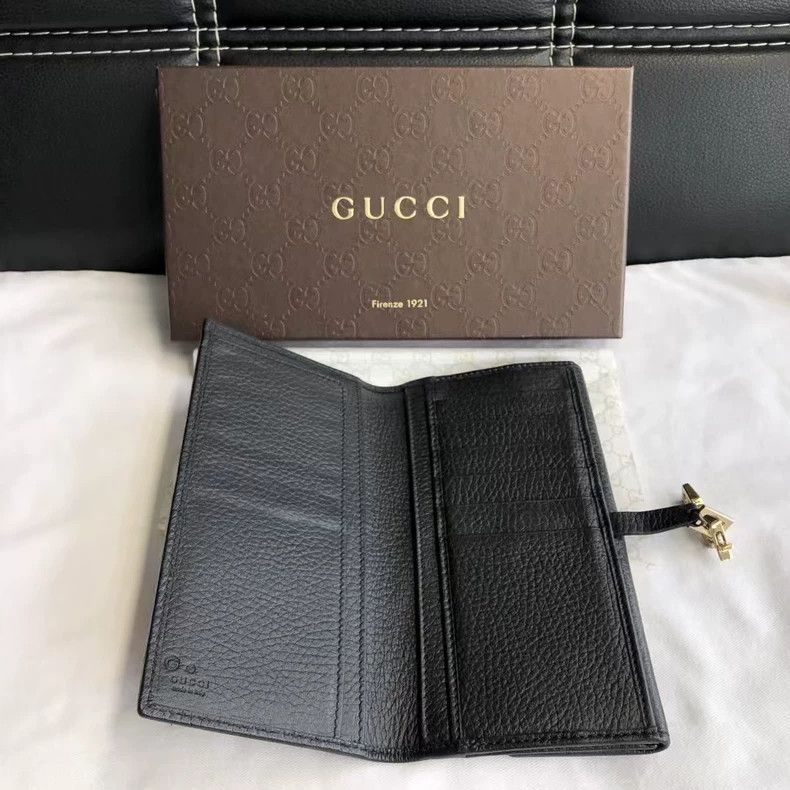 Gucci GUCCI Long Folding Wallet with Lobster Clasp Size ONE SIZE - 5 Thumbnail