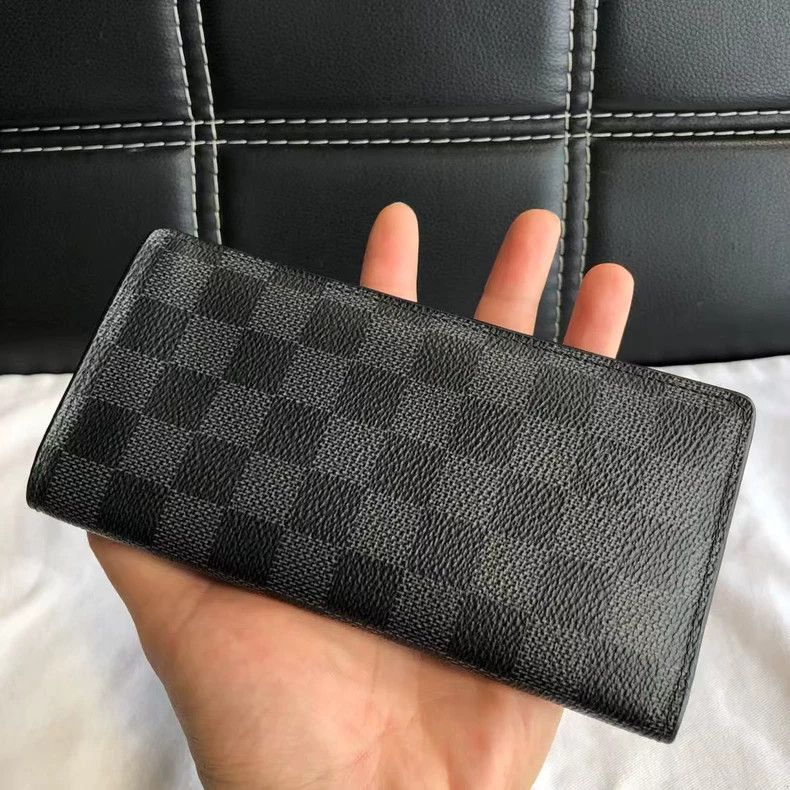 Louis Vuitton LV Long Checkered Folding Wallet Special Price Size ONE SIZE - 6 Thumbnail