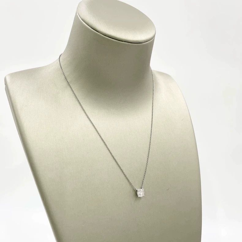 Tiffany & Co. Tiffany Diamond Necklace in Silver Color Size ONE SIZE - 3 Thumbnail