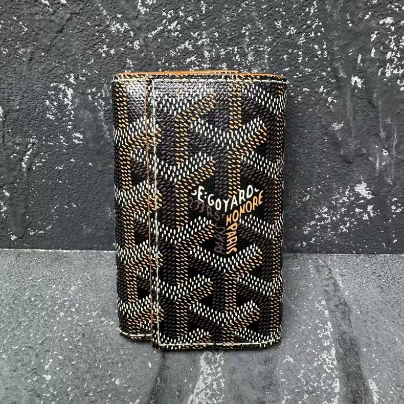 Goyard Goyard Black Brown Key Pouch Size ONE SIZE - 2 Thumbnail
