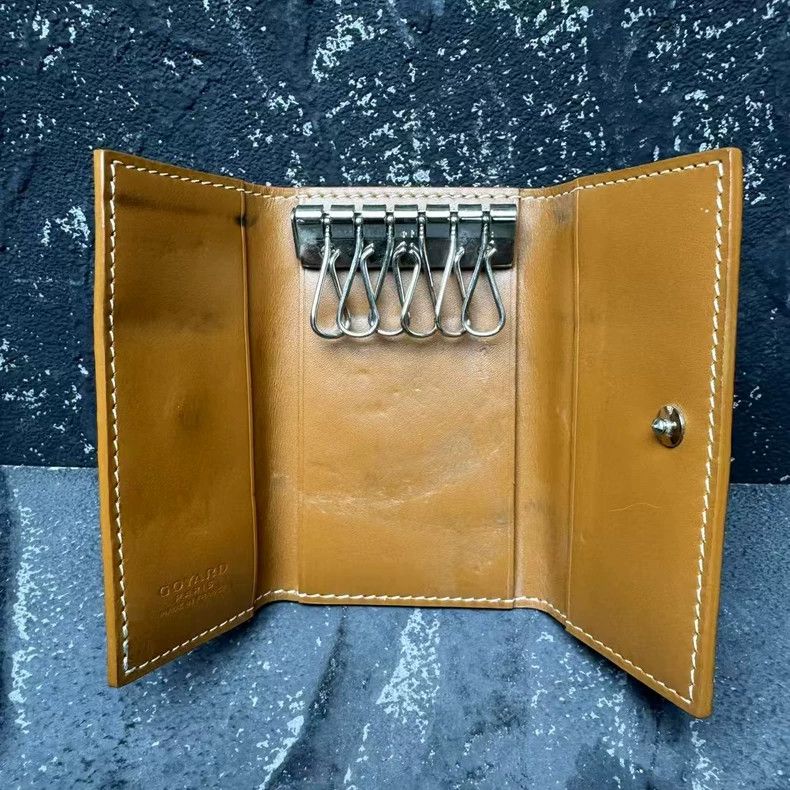 Goyard Goyard Black Brown Key Pouch Size ONE SIZE - 3 Thumbnail