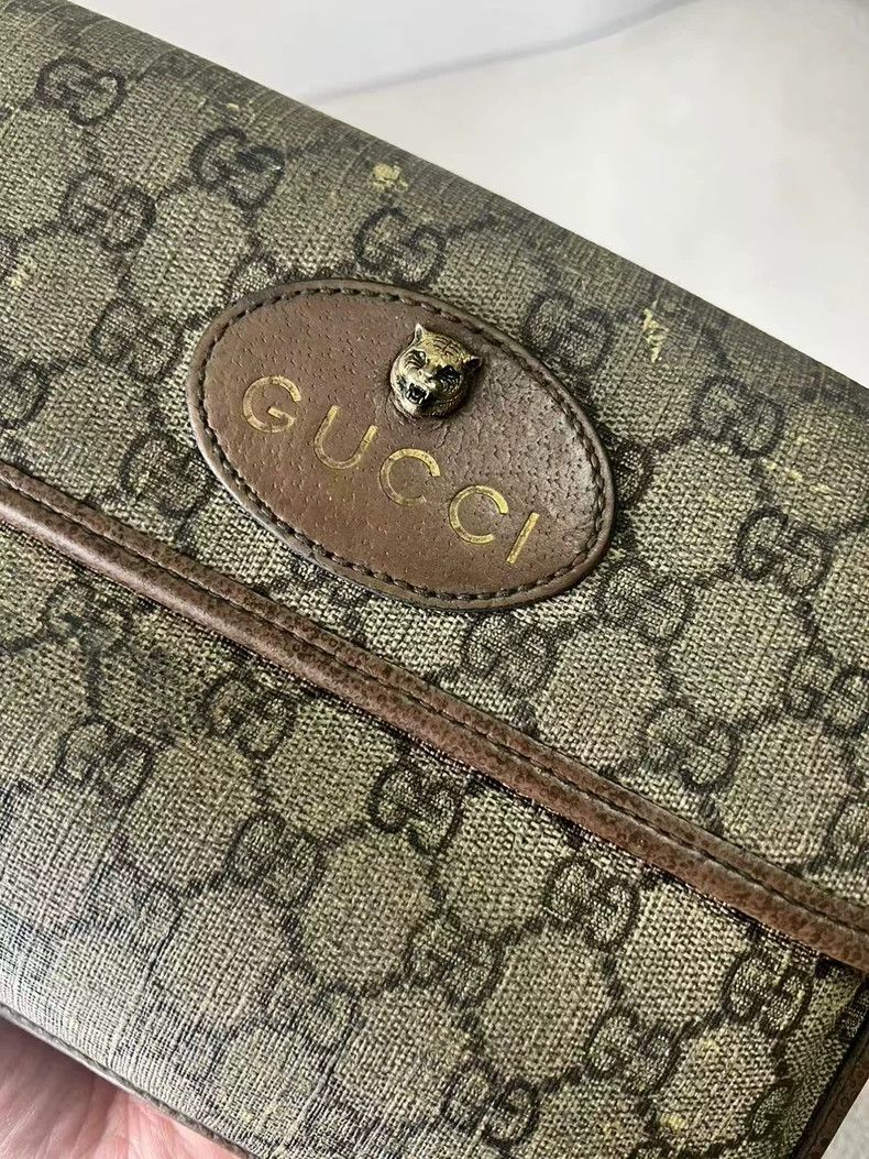 Gucci Gucci Tiger Head Crossbody Bag Orange Color Size ONE SIZE - 5 Thumbnail