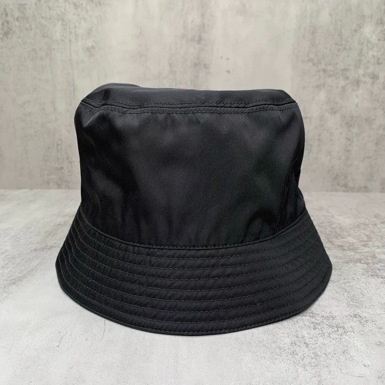 Prada Prada Black Fisherman Hat Size M Size ONE SIZE - 3 Thumbnail