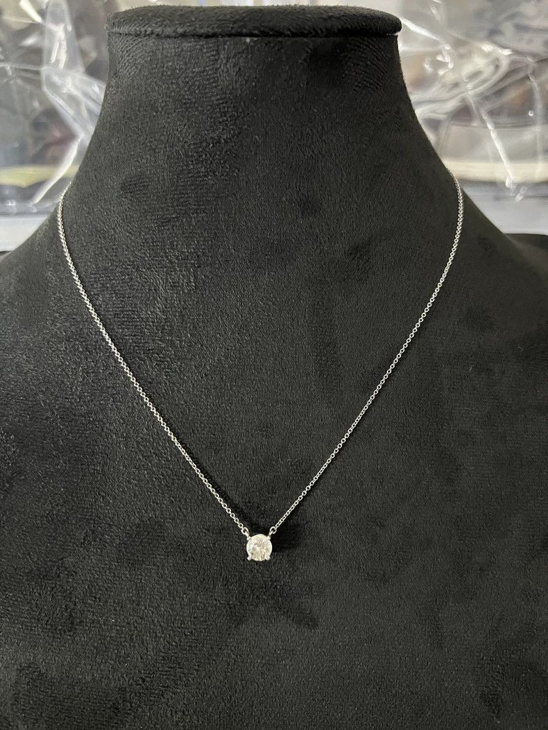 Tiffany & Co. Tiffany Diamond Necklace in Elegant Box Size ONE SIZE - 3 Thumbnail