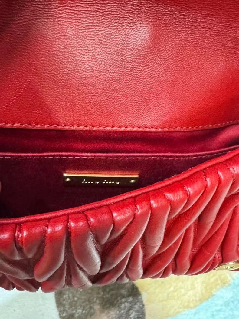 Miu Miu Miu Miu Red Leather Camera Bag Size ONE SIZE - 5 Thumbnail