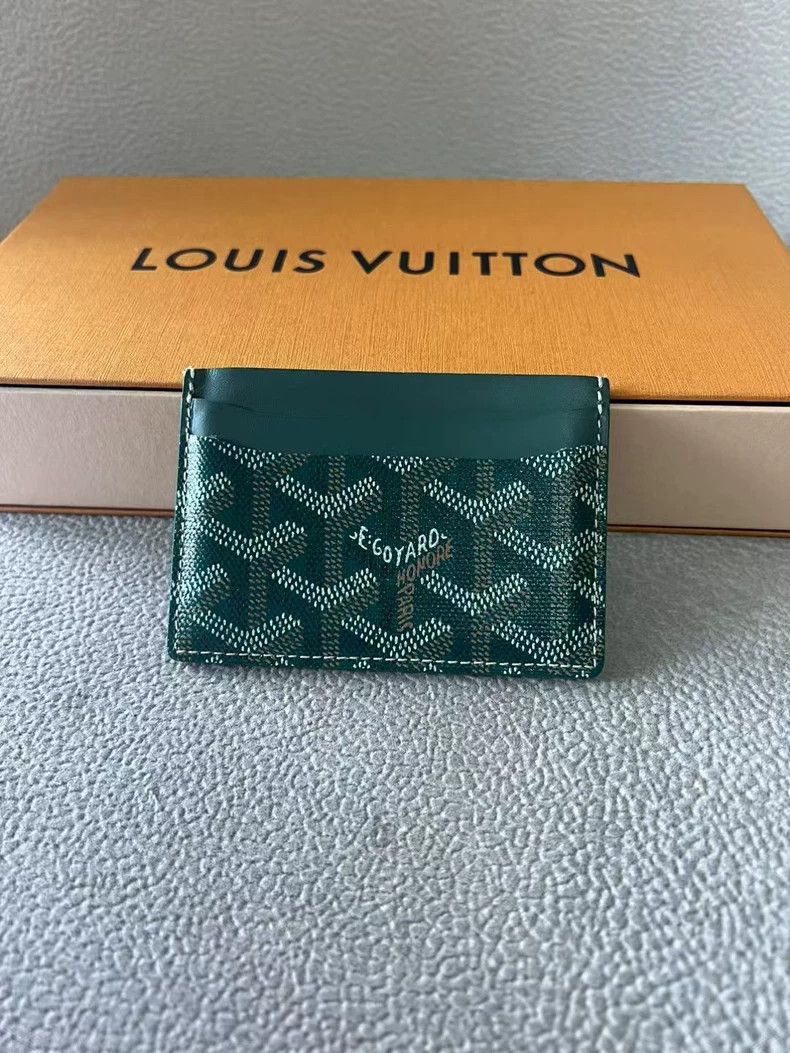Goyard Goyard Card Holder Classic Style Green Size ONE SIZE - 2 Thumbnail