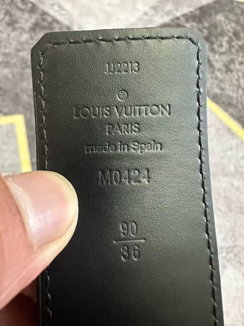 Louis Vuitton Louis Vuitton Patterned Belt 90*36 Size ONE SIZE - 4 Thumbnail