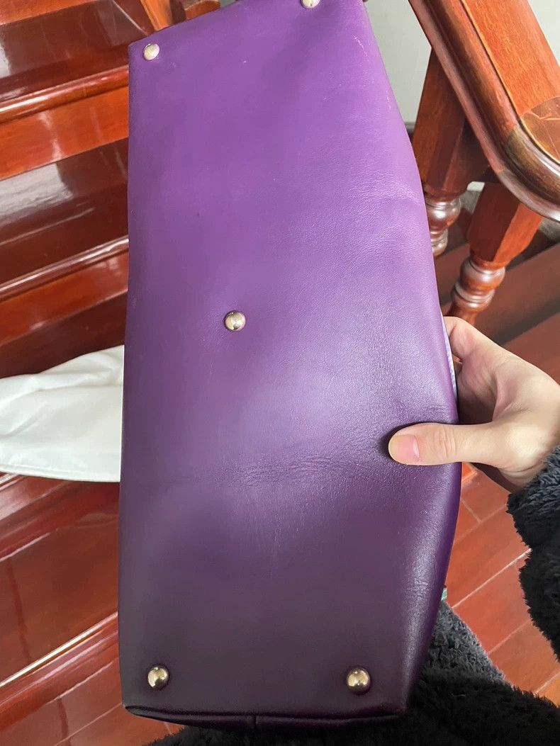 Gucci Gucci Classic Tote Bag with Purple Straps Size ONE SIZE - 5 Thumbnail