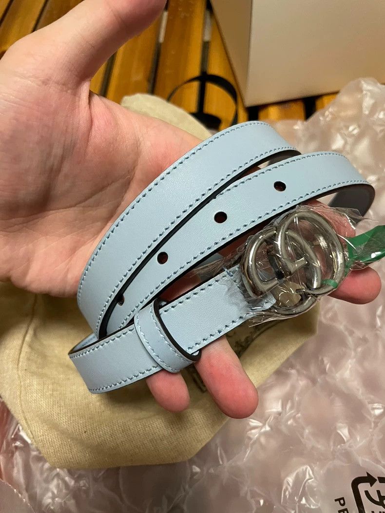 Gucci Gucci Blue Women's Belt Authenticity Check Available Size ONE SIZE - 3 Thumbnail