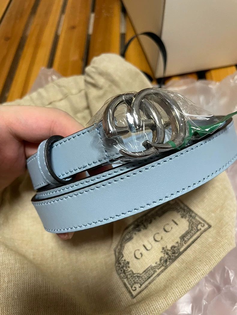 Gucci Gucci Blue Women's Belt Authenticity Check Available Size ONE SIZE - 2 Thumbnail