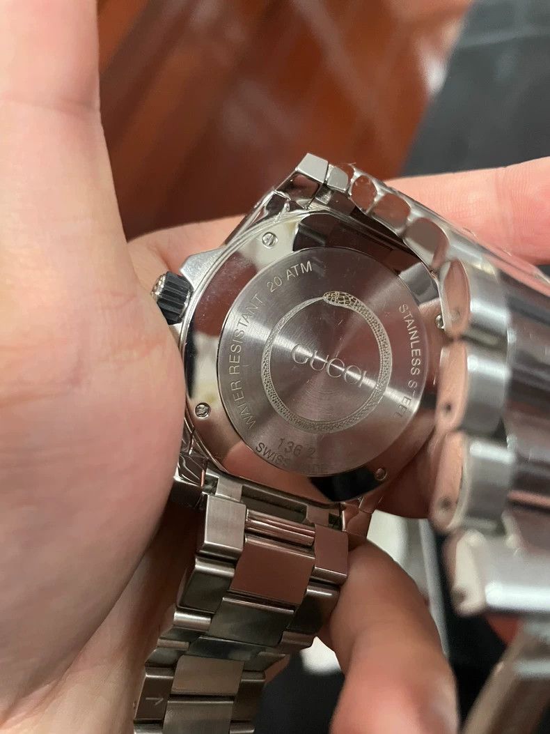 Gucci Gucci Dive Watch with Steel Bracelet Size ONE SIZE - 4 Thumbnail