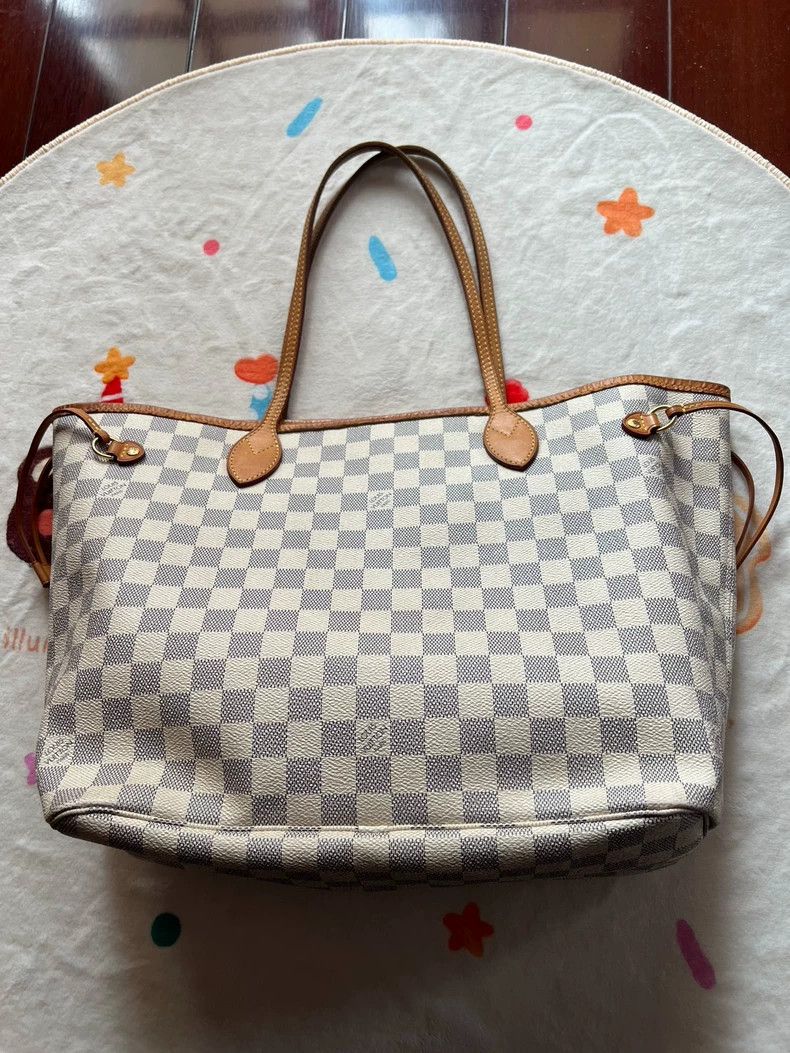 Louis Vuitton Louis Vuitton Checkered Neverfull Tote Bag Size ONE SIZE - 3 Thumbnail