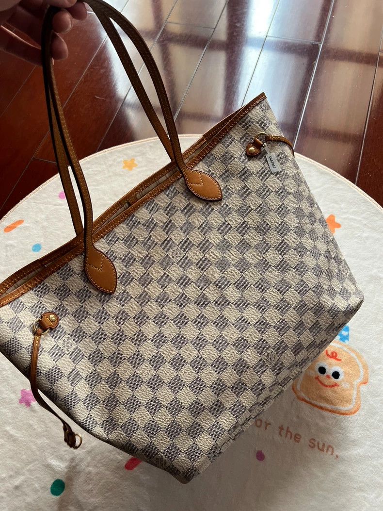 Louis Vuitton Louis Vuitton Checkered Neverfull Tote Bag Size ONE SIZE - 2 Thumbnail
