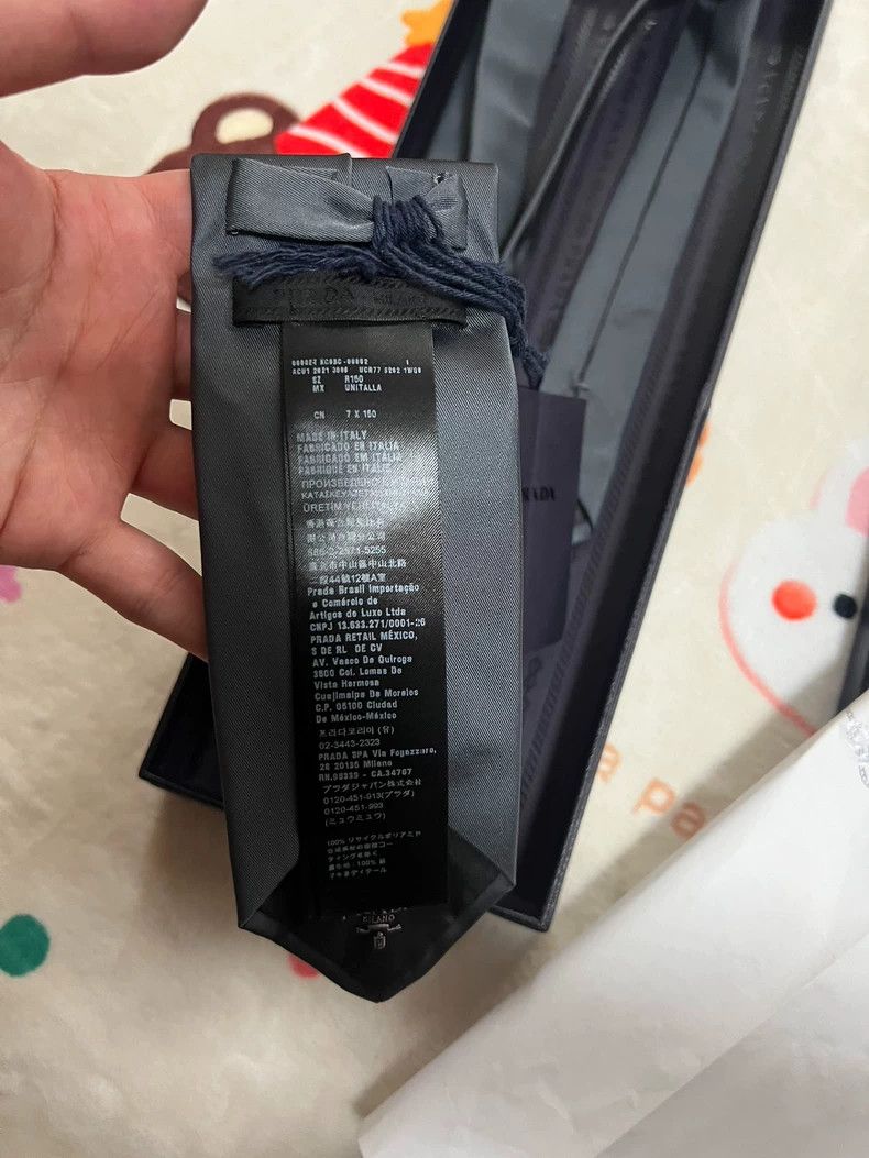 Prada Prada Tie in Dark Green with Box Size ONE SIZE - 5 Thumbnail