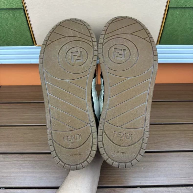 Fendi Fendi Black and White Panda Sneakers Size 39 Size US 7.5 / EU 40-41 - 7 Thumbnail