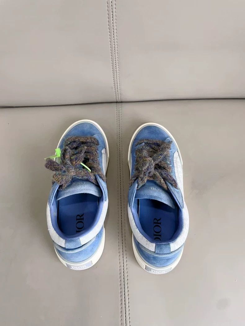 Dior Dior B33 White Blue Sneakers Size 41.5 Size US 10.5 / EU 43-44 - 4 Thumbnail