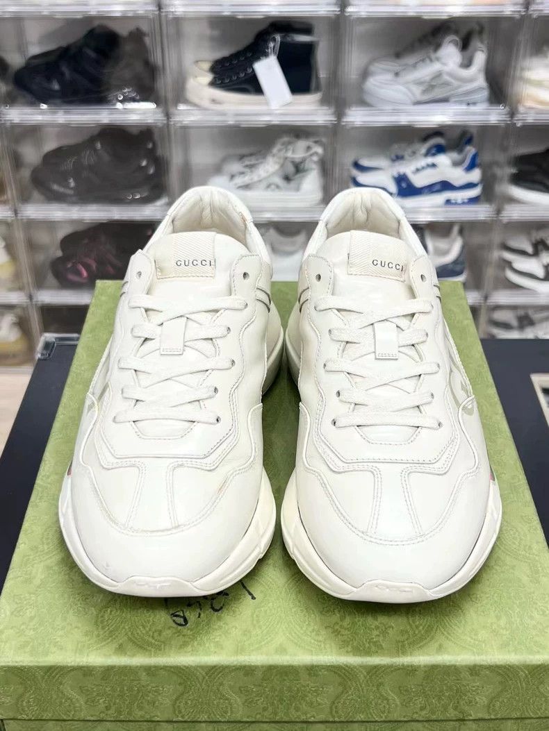 Gucci GUCCI Rhyton Logo Sneakers Size 41 White Size US 10.5 / EU 43-44 - 2 Thumbnail