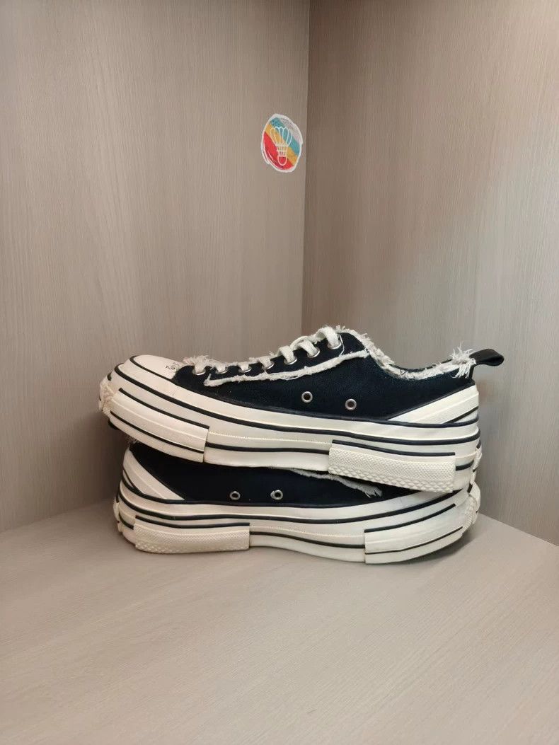 Rick Owens Wu Jianhao Black and White Sneakers Size US 9 / EU 42 - 3 Thumbnail