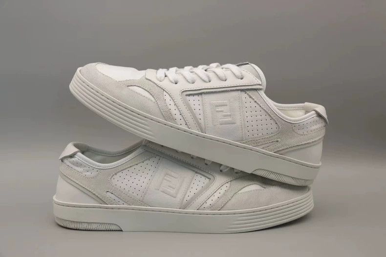 Fendi Fendi Suede Round Toe Low Top Sneakers Size US 9 / EU 42 - 3 Thumbnail