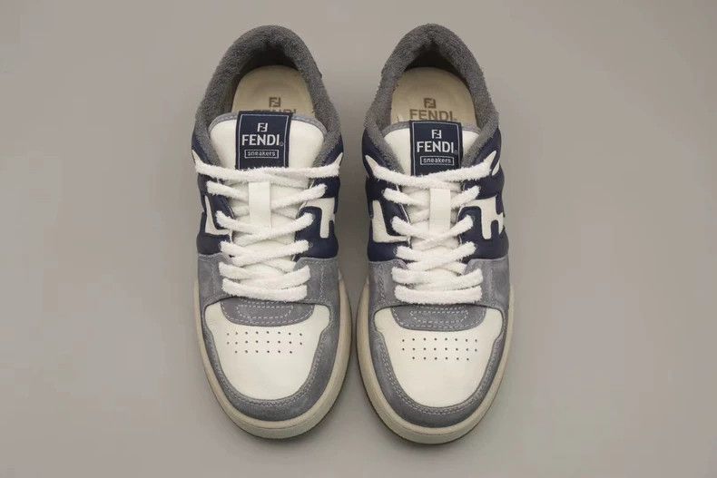 Fendi Fendi Fashion Sneakers in Blue and Gray Size US 8 / EU 41 - 4 Thumbnail