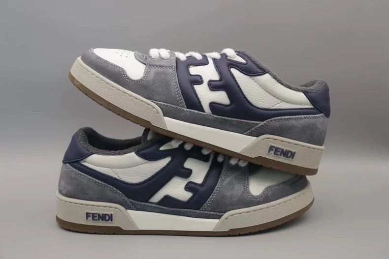 Fendi Fendi Fashion Sneakers in Blue and Gray Size US 8 / EU 41 - 3 Thumbnail