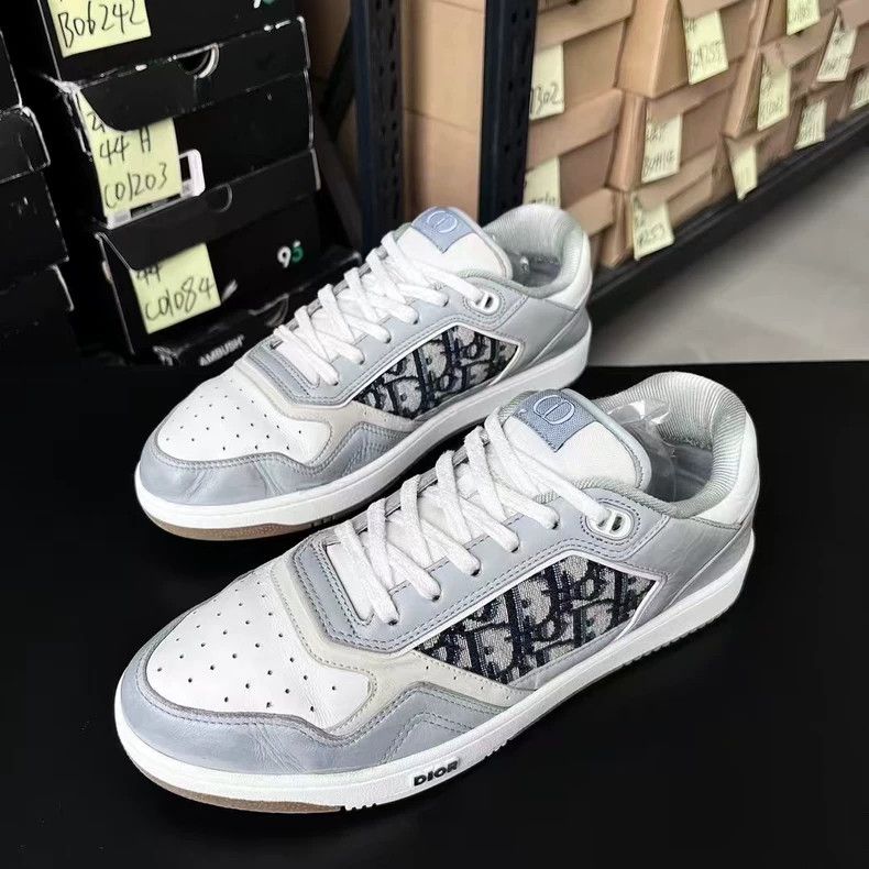 Dior Dior B27 Sneakers in Gray and White Size US 9 / EU 42 - 5 Thumbnail