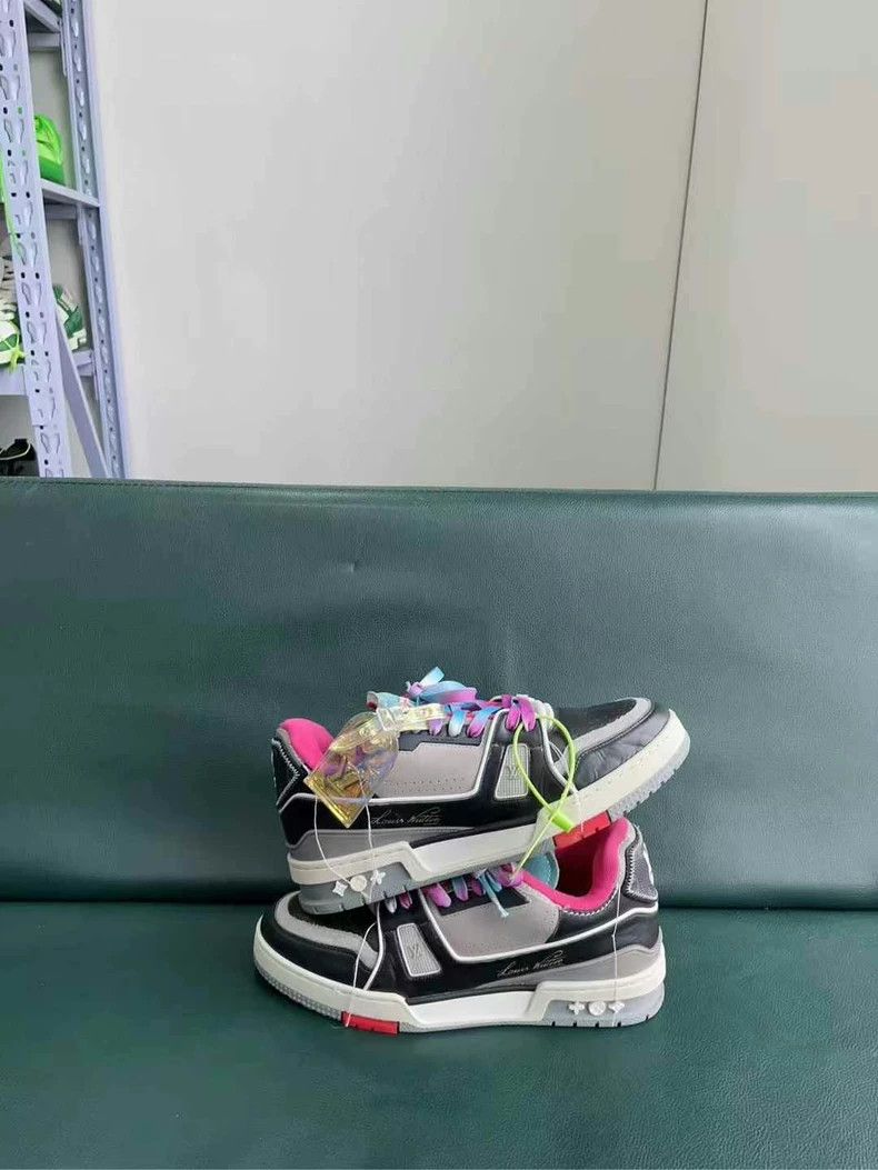 Louis Vuitton Louis Vuitton LV Trainer Black Pink Limited Edition Size US 8.5 / EU 41-42 - 6 Thumbnail