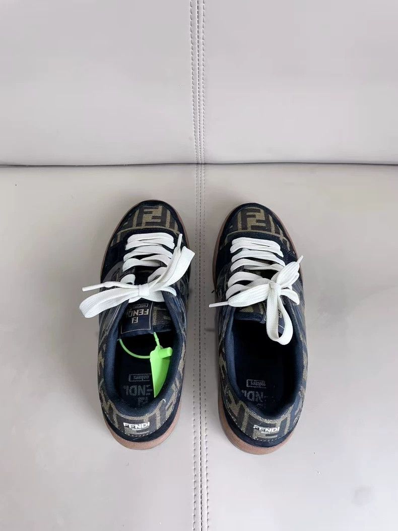 Fendi Fendi Double F Printed Sneakers Size 41 Size US 10.5 / EU 43-44 - 4 Thumbnail