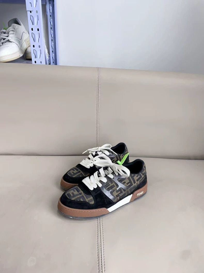 Fendi Fendi Double F Printed Sneakers Size 41 Size US 10.5 / EU 43-44 - 2 Thumbnail