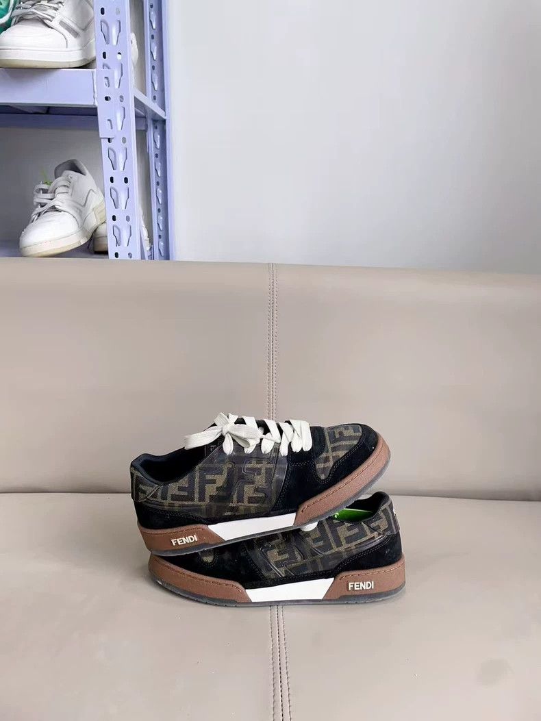 Fendi Fendi Double F Printed Sneakers Size 41 Size US 10.5 / EU 43-44 - 6 Thumbnail
