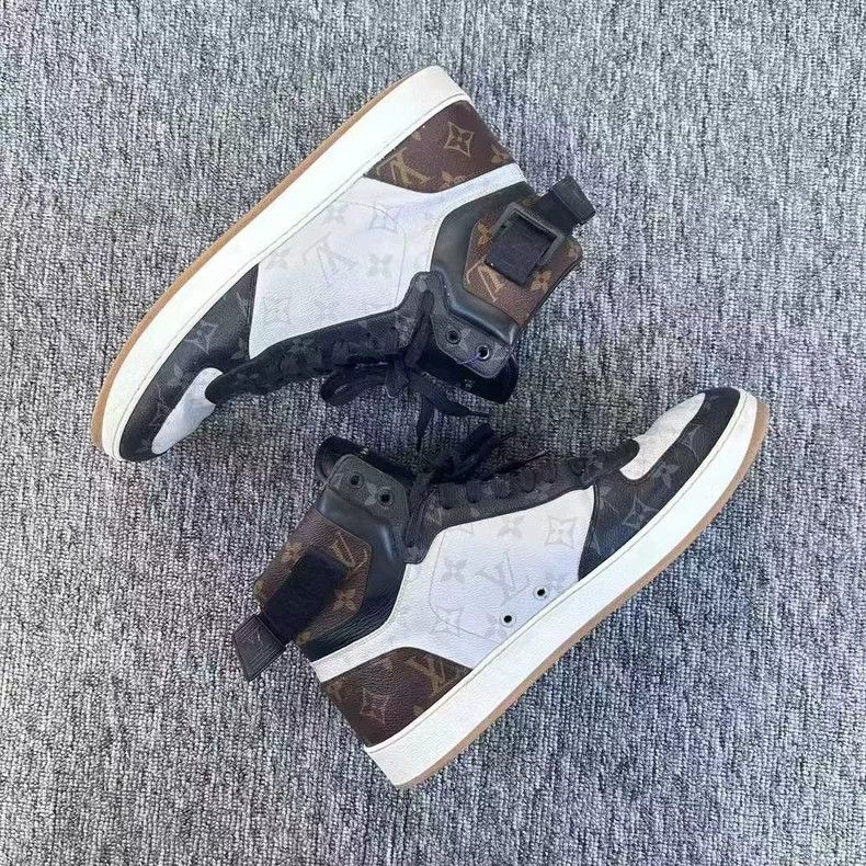 Louis Vuitton Louis Vuitton Rivoli High-Top Sneakers Black White Size US 9.5 / EU 42-43 - 3 Thumbnail