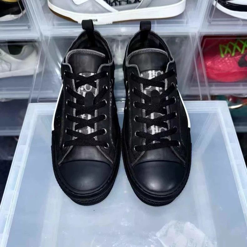 Dior Dior B23 Printed Sneakers Black Size 42.5 Size US 9.5 / EU 42-43 - 3 Thumbnail