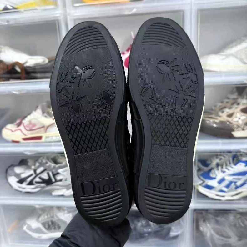 Dior Dior B23 Printed Sneakers Black Size 42.5 Size US 9.5 / EU 42-43 - 5 Thumbnail