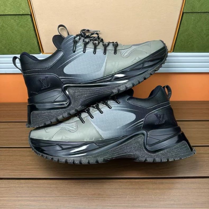 Louis Vuitton LV Runaway Dad Sneakers in Black and Green Size US 8.5 / EU 41-42 - 5 Thumbnail