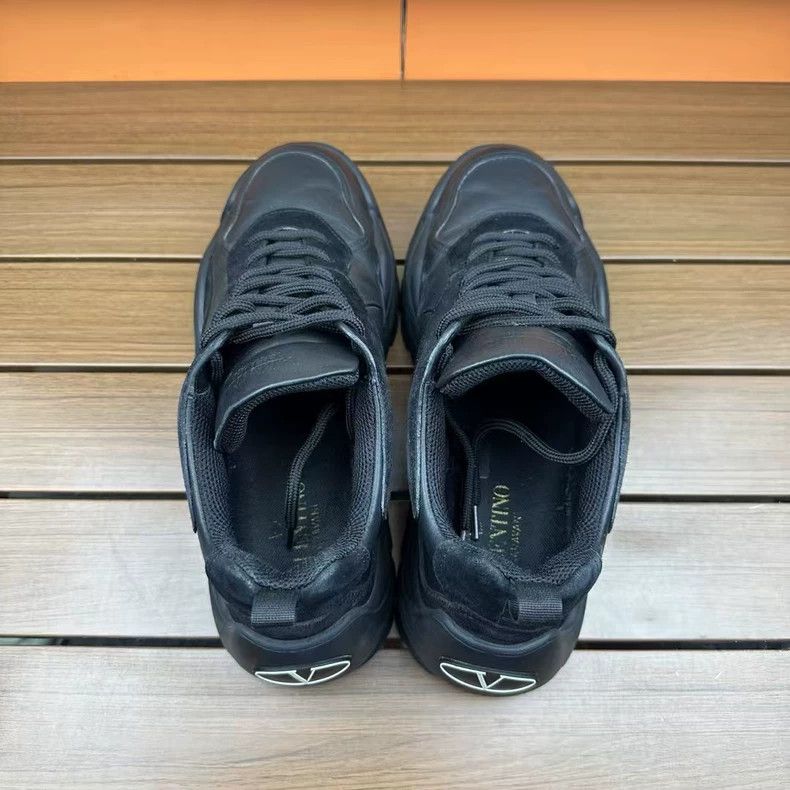 Valentino Valentino Black Casual Sneakers Size 40.5 Size US 8.5 / EU 41-42 - 3 Thumbnail