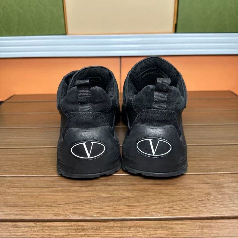 Valentino Valentino Black Casual Sneakers Size 40.5 Size US 8.5 / EU 41-42 - 4 Thumbnail